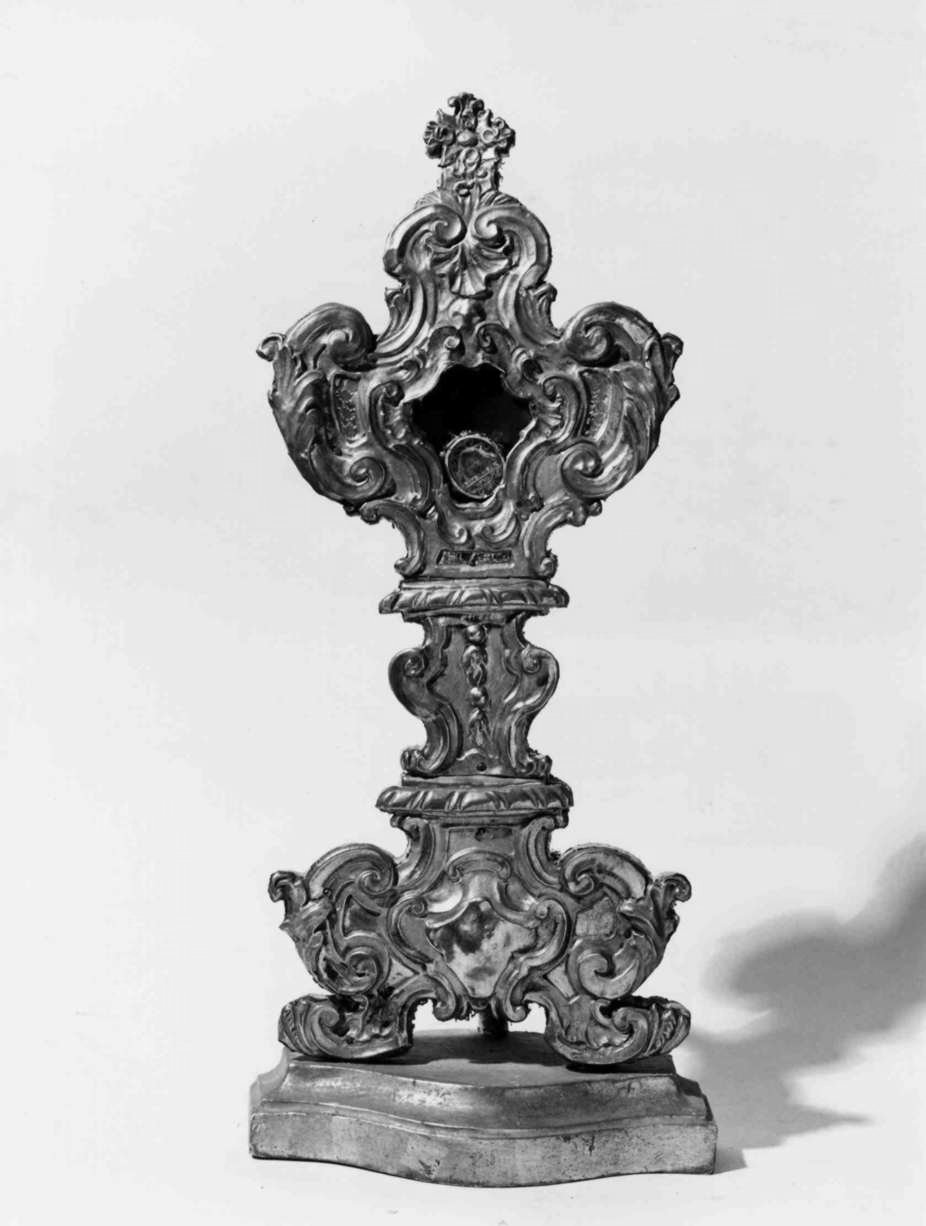 reliquiario - a ostensorio, opera isolata - bottega umbra (fine/inizio secc. XVIII/ XIX)