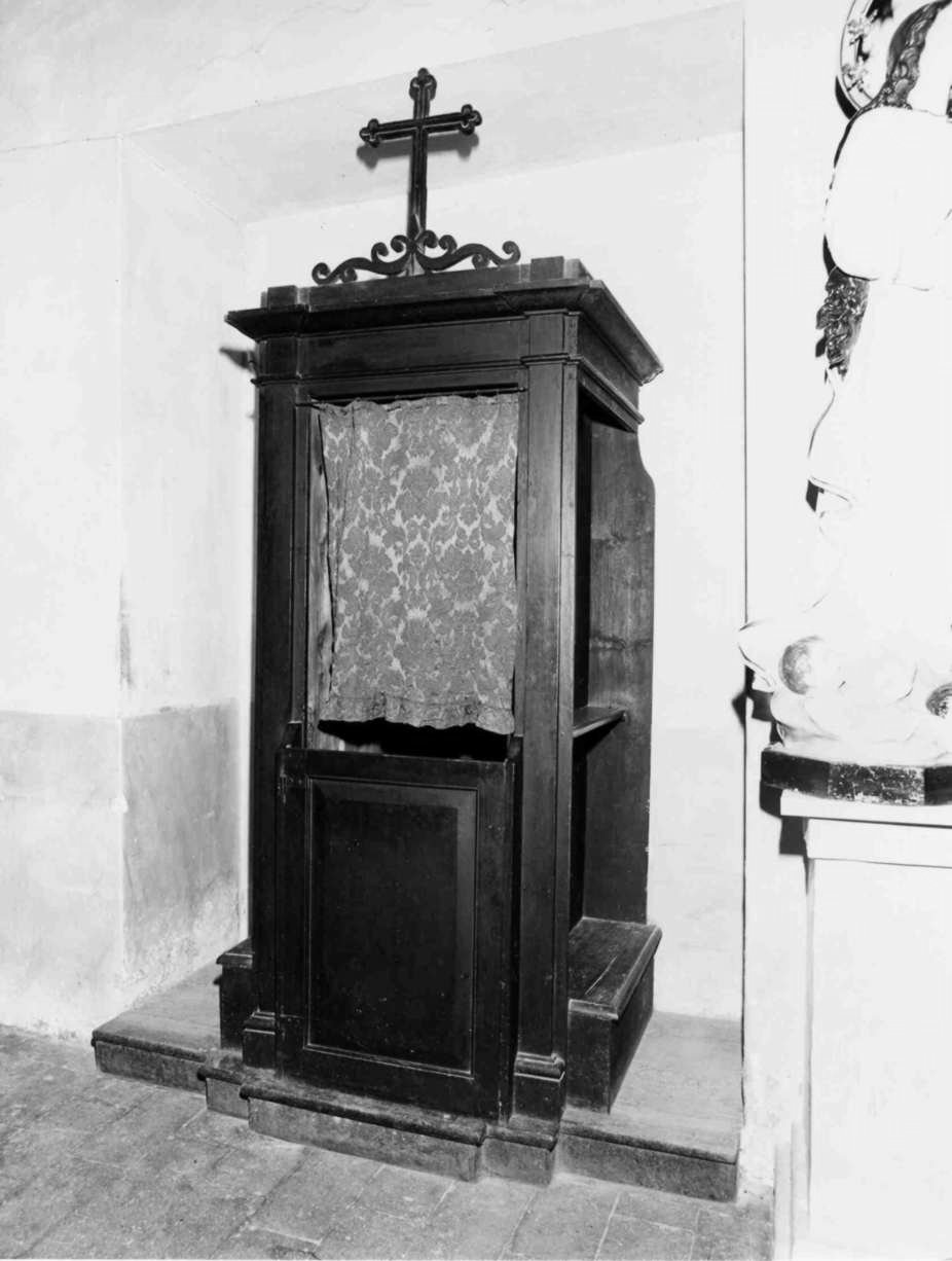 confessionale, opera isolata - bottega umbra (secc. XIX/ XX)