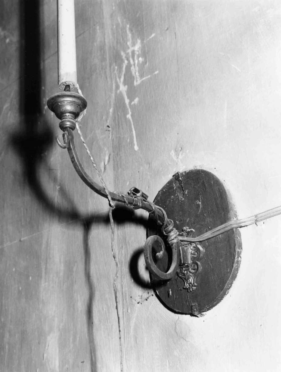 candeliere da parete, serie - bottega umbra (sec. XIX)