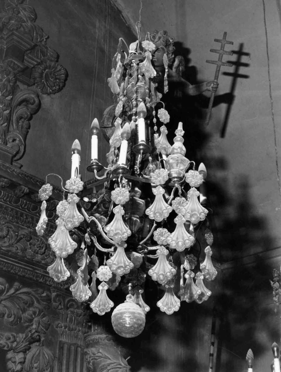 lampadario, opera isolata - bottega umbra (sec. XIX)