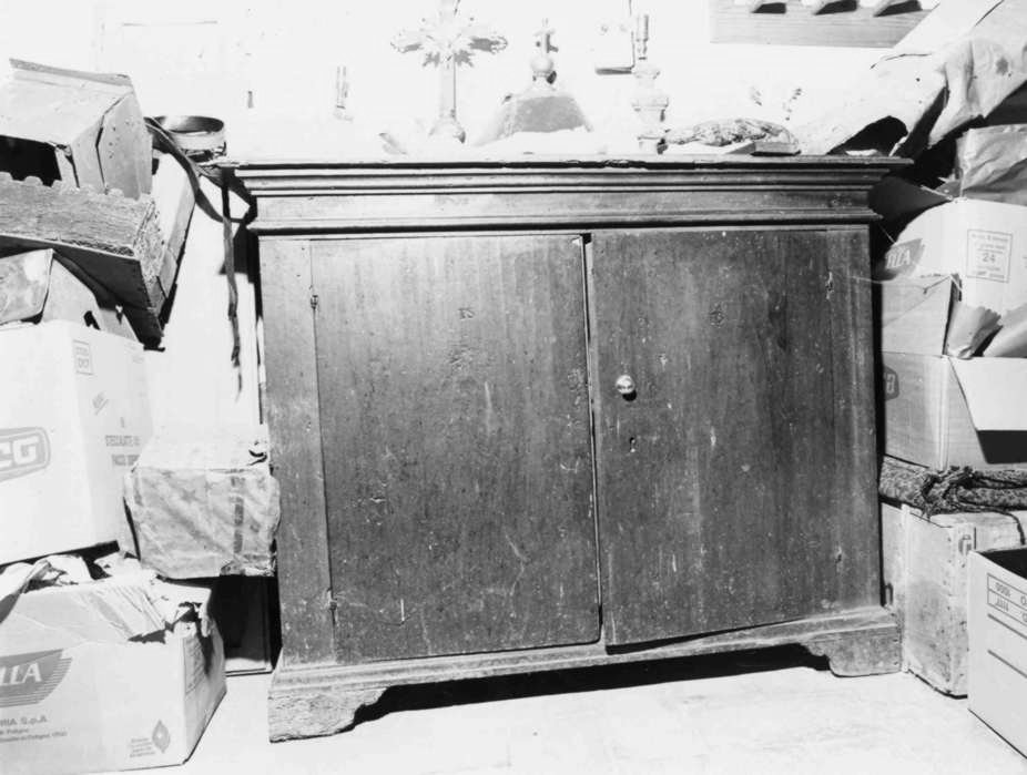 mobile da sacrestia, opera isolata - bottega umbra (sec. XX)