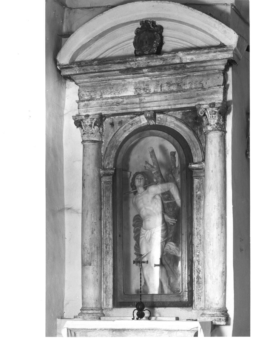 mostra d'altare - bottega italiana (primo quarto sec. XVII)