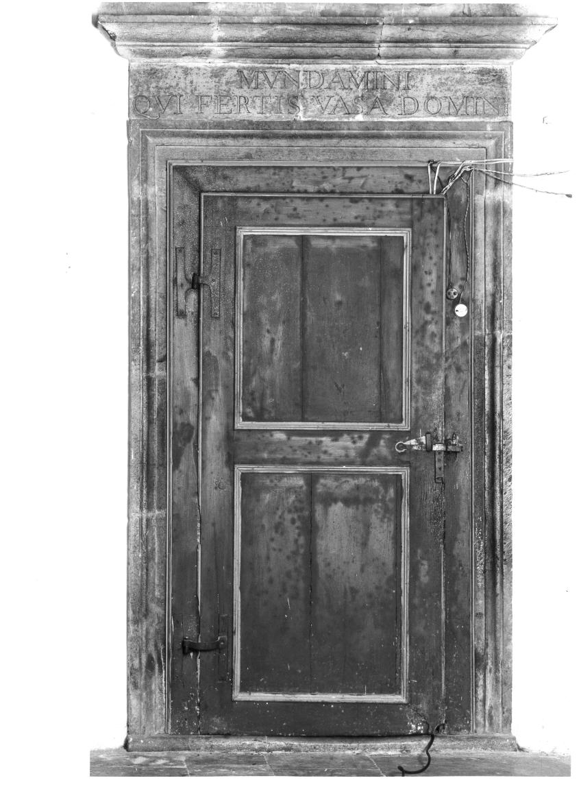 mostra di porta - bottega italiana (sec. XVI)