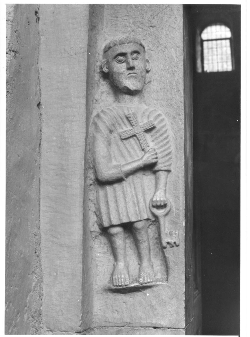 San Pietro (rilievo, pendant) - bottega umbra (sec. XI)