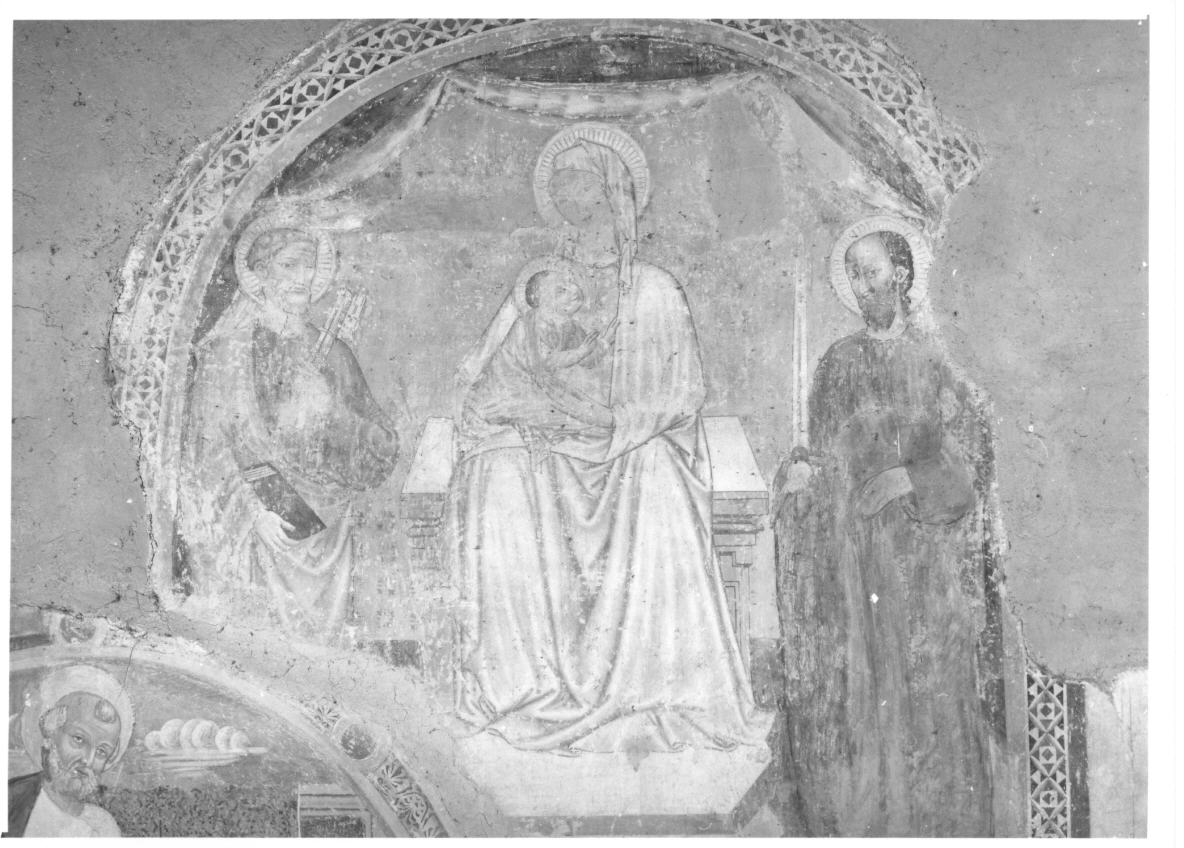 Madonna in trono con Bambino e Santi (dipinto) - ambito umbro (prima metà sec. XV)