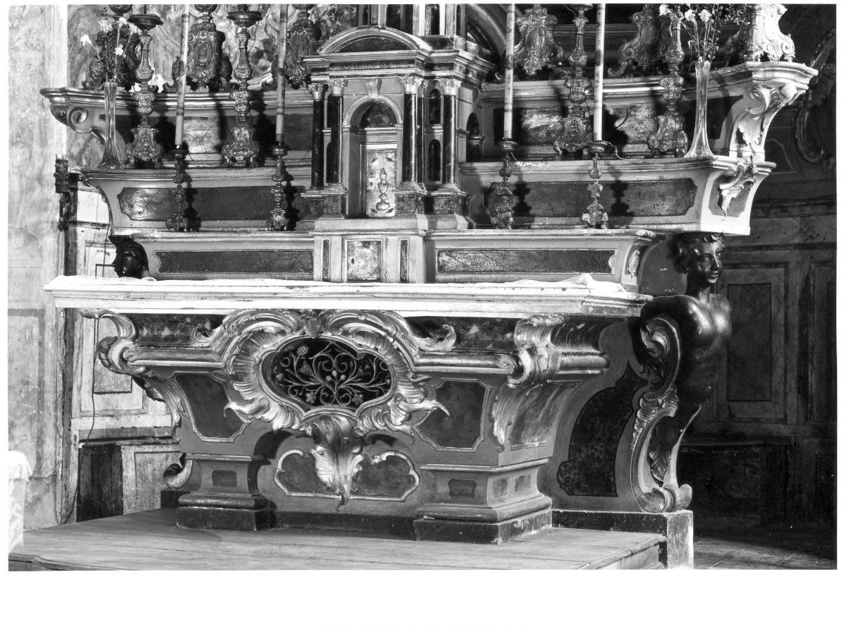 altare maggiore - bottega umbra (metà sec. XVIII)