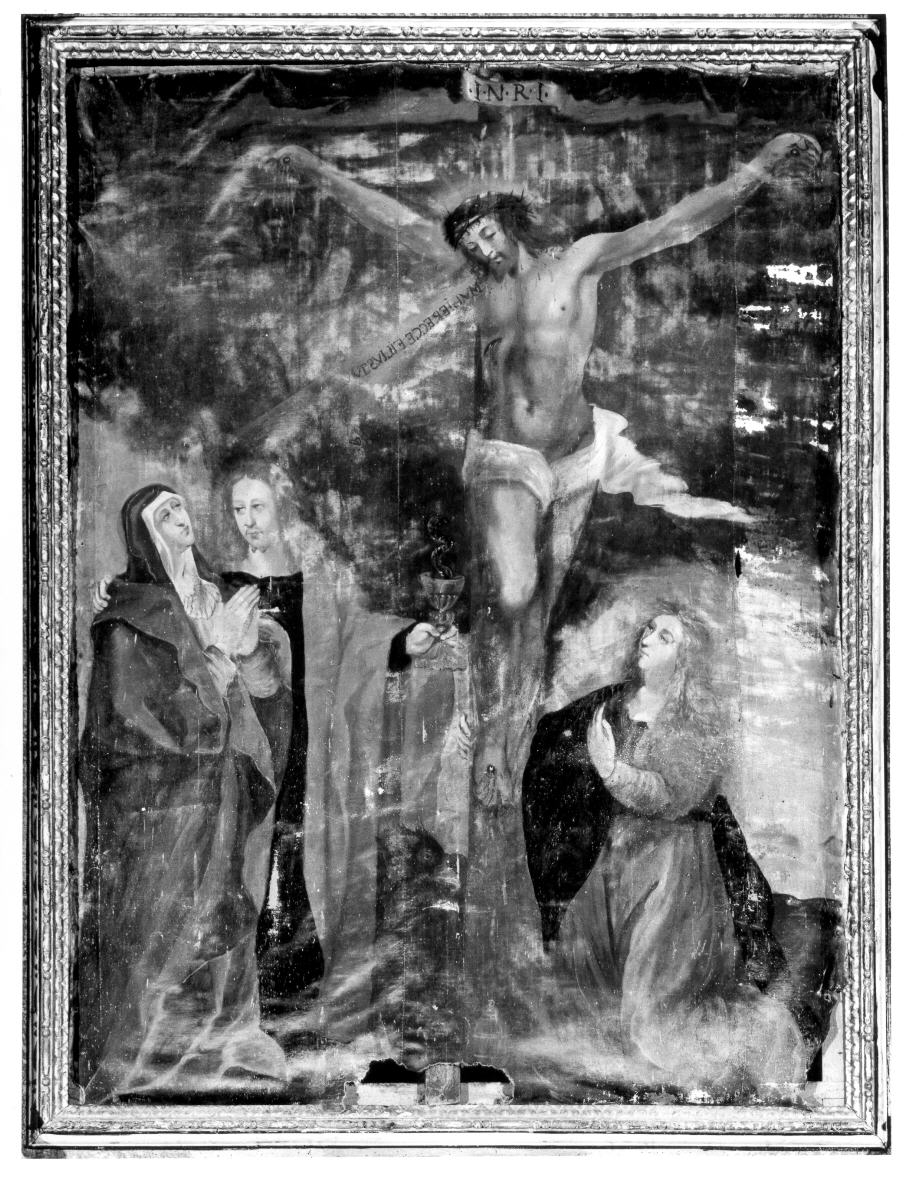 crocifissione di Cristo (dipinto) - ambito umbro (sec. XVII)