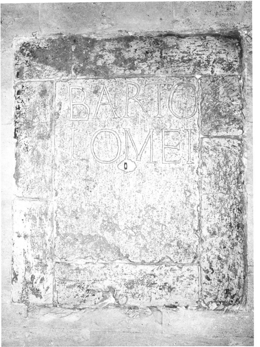 lapide tombale - bottega umbra (sec. XVII)