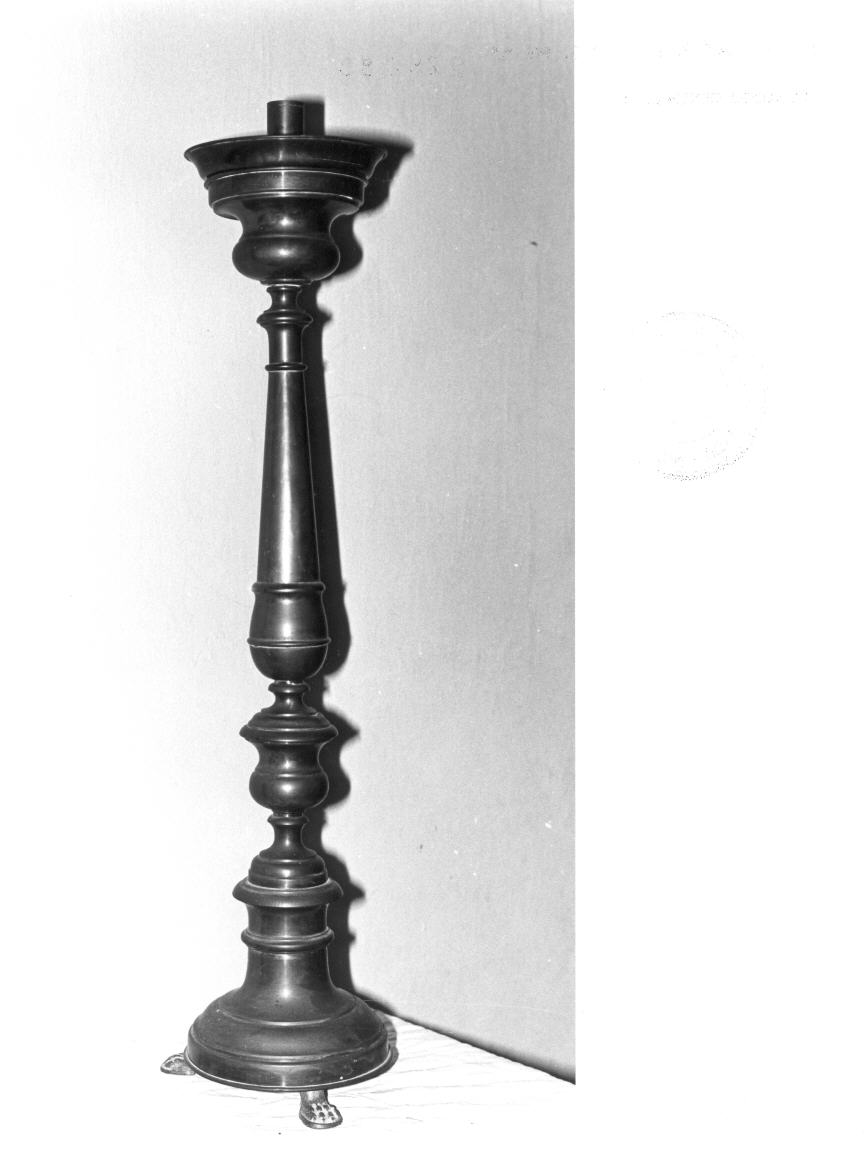 candeliere d'altare - bottega italiana (sec. XIX)