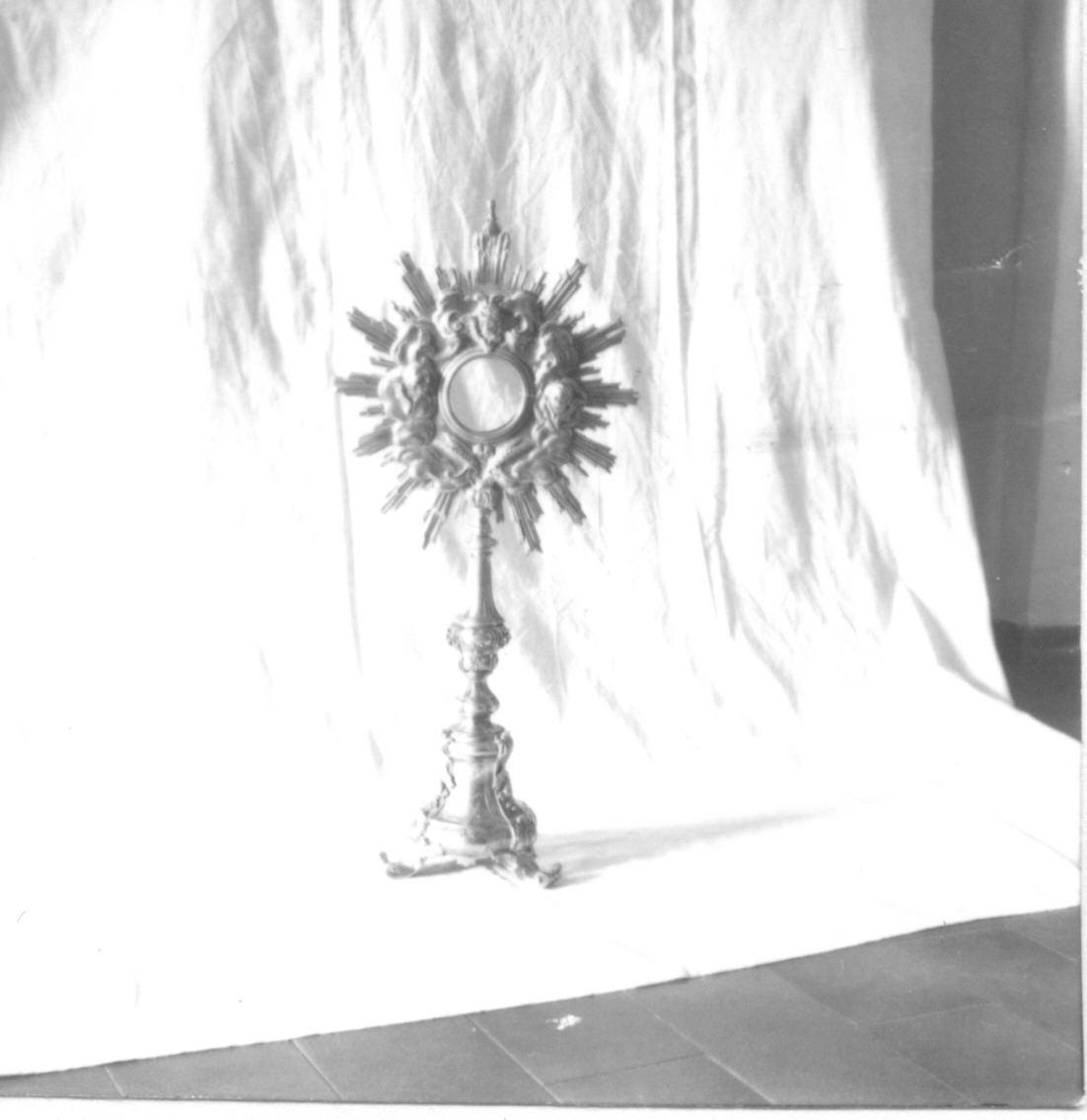 ostensorio - a raggiera - bottega umbra (sec. XVIII)