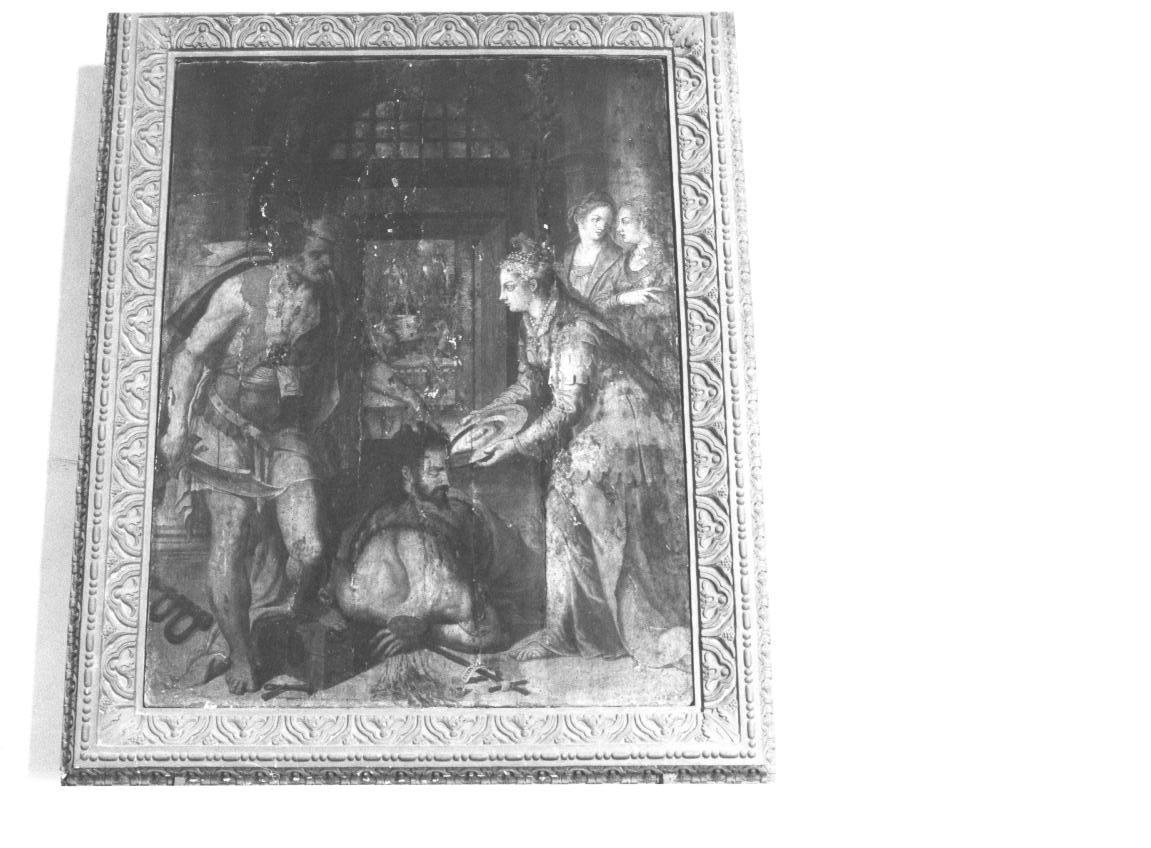 decapitazione di San Giovanni Battista (dipinto) di Agresti Livio detto Ricciutino (sec. XVI)