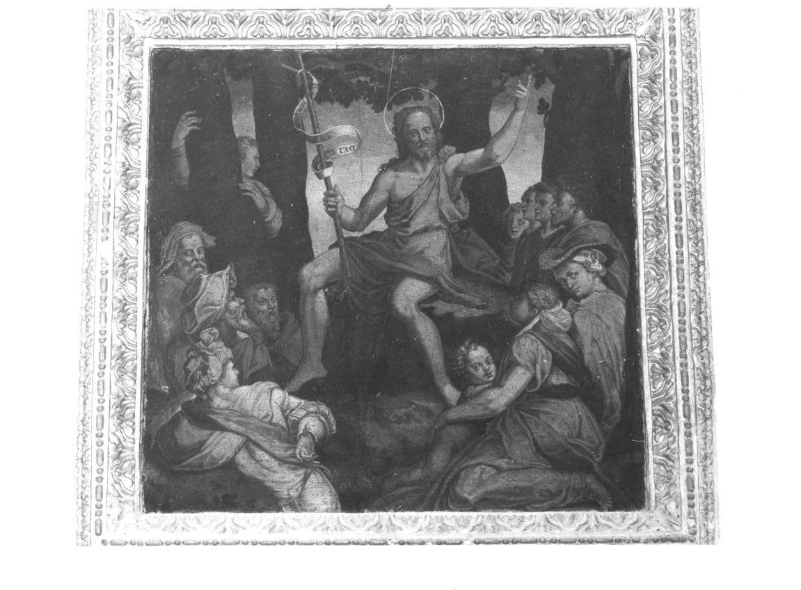 San Giovanni Battista predica nel deserto (dipinto, pendant) di Zuccari Federico (bottega) (sec. XVII)
