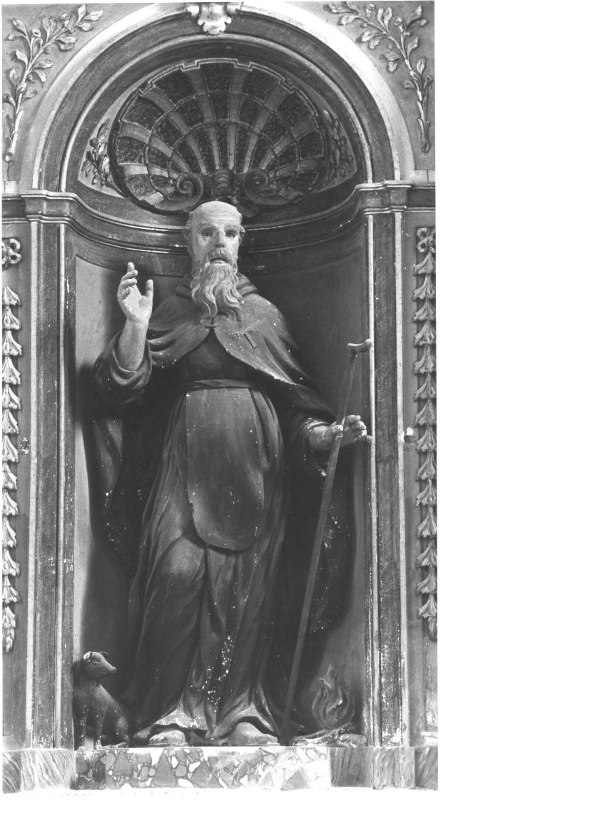 Sant'Antonio Abate (statua) - bottega umbra (sec. XVIII)