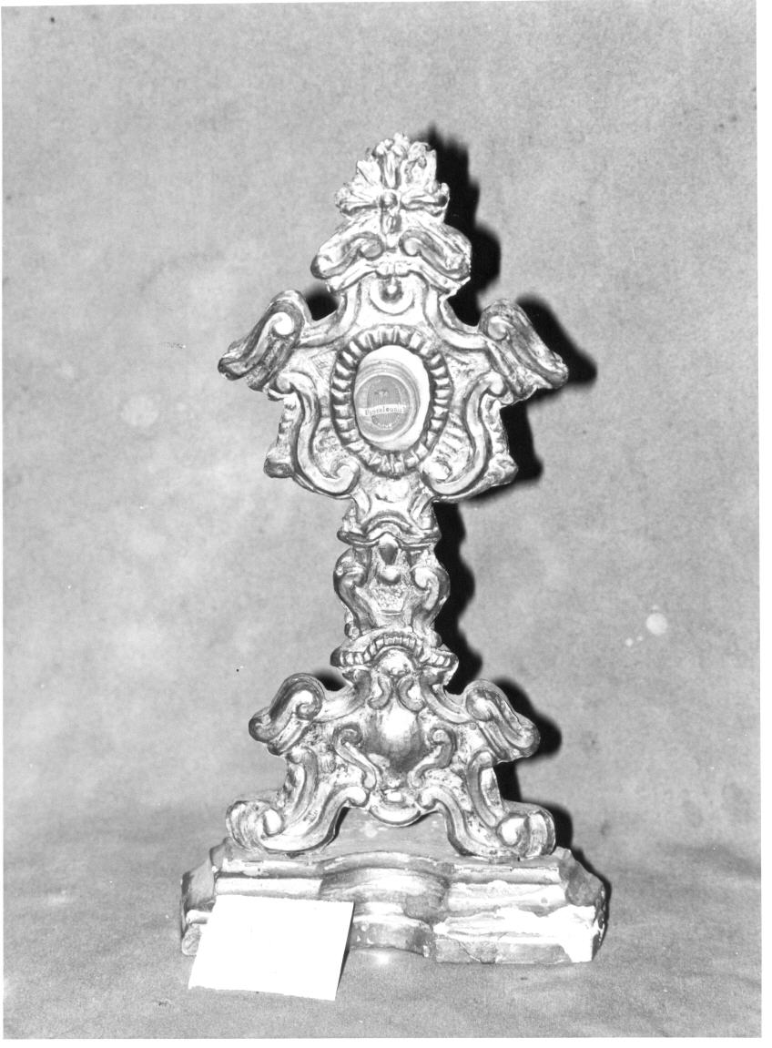 reliquiario - a ostensorio, pendant - bottega umbra (sec. XVIII)