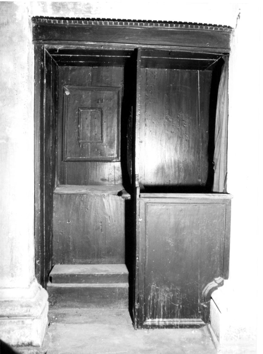 confessionale - bottega umbra (sec. XVII)