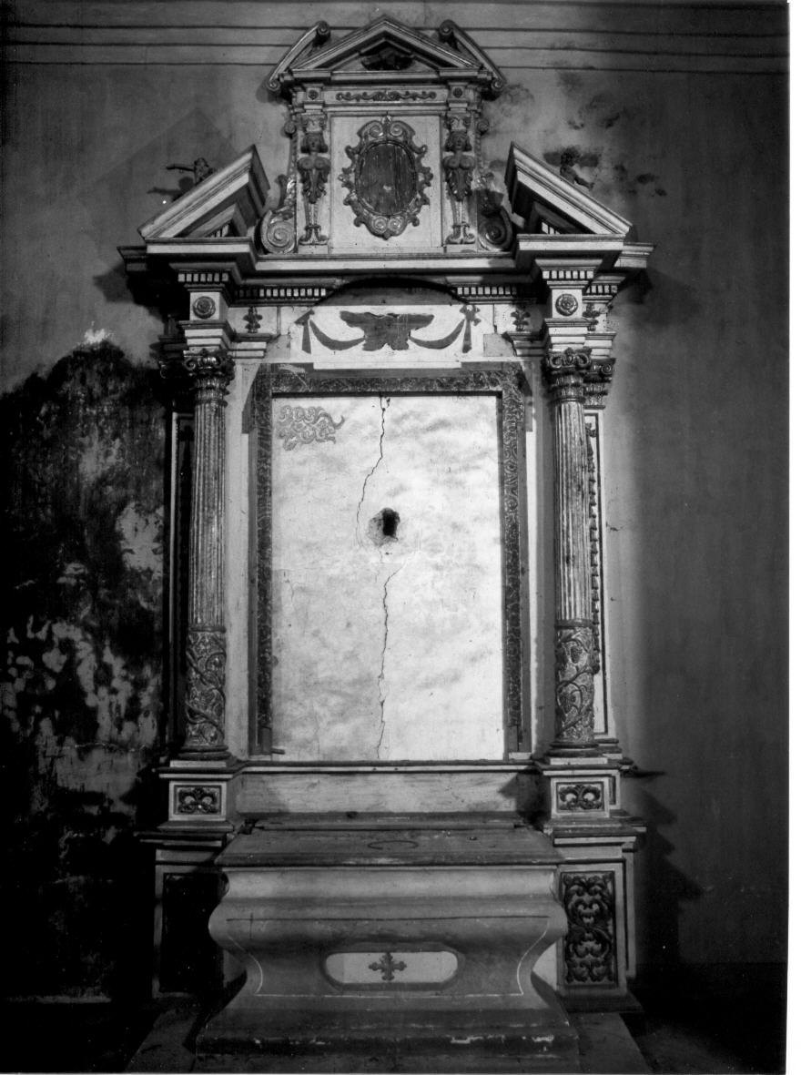 mostra d'altare - bottega italiana (sec. XVII)