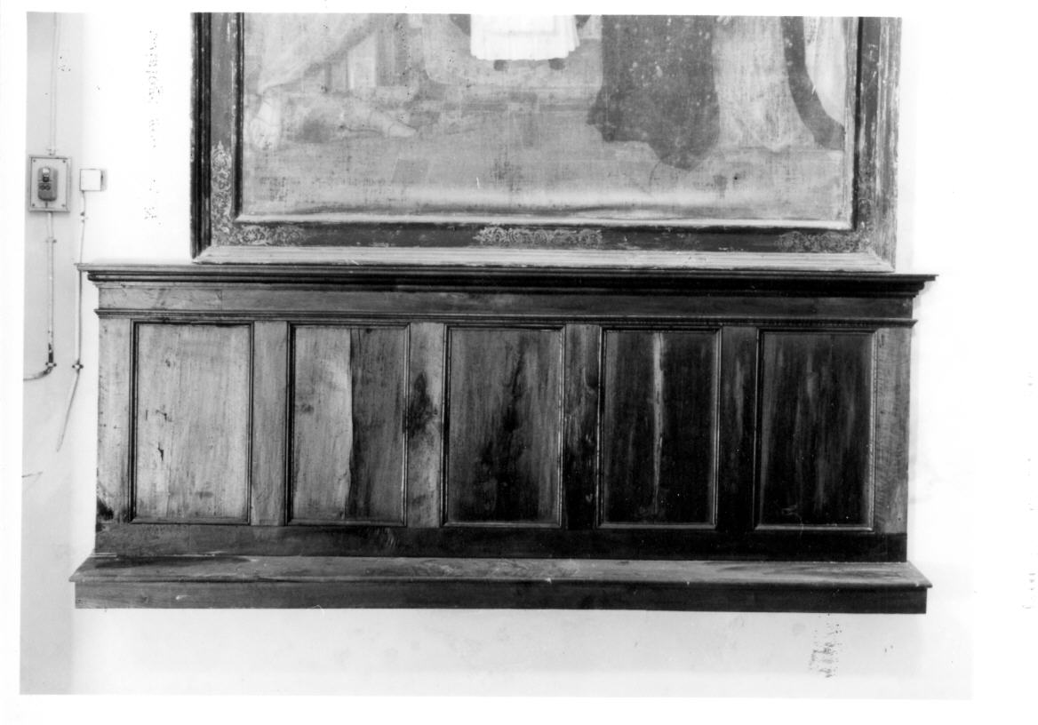 sedile - bottega umbra (sec. XVII)