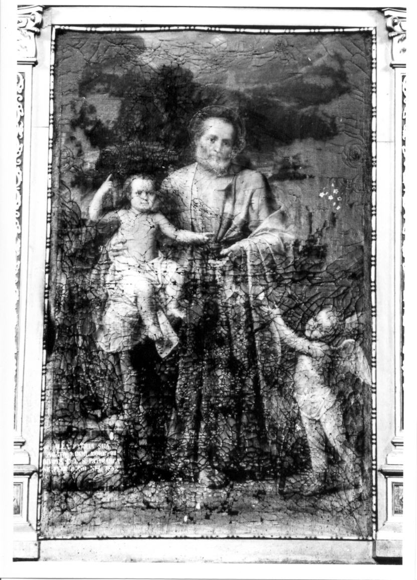 San Giuseppe e Gesù Bambino (dipinto) - ambito italiano (sec. XIX)