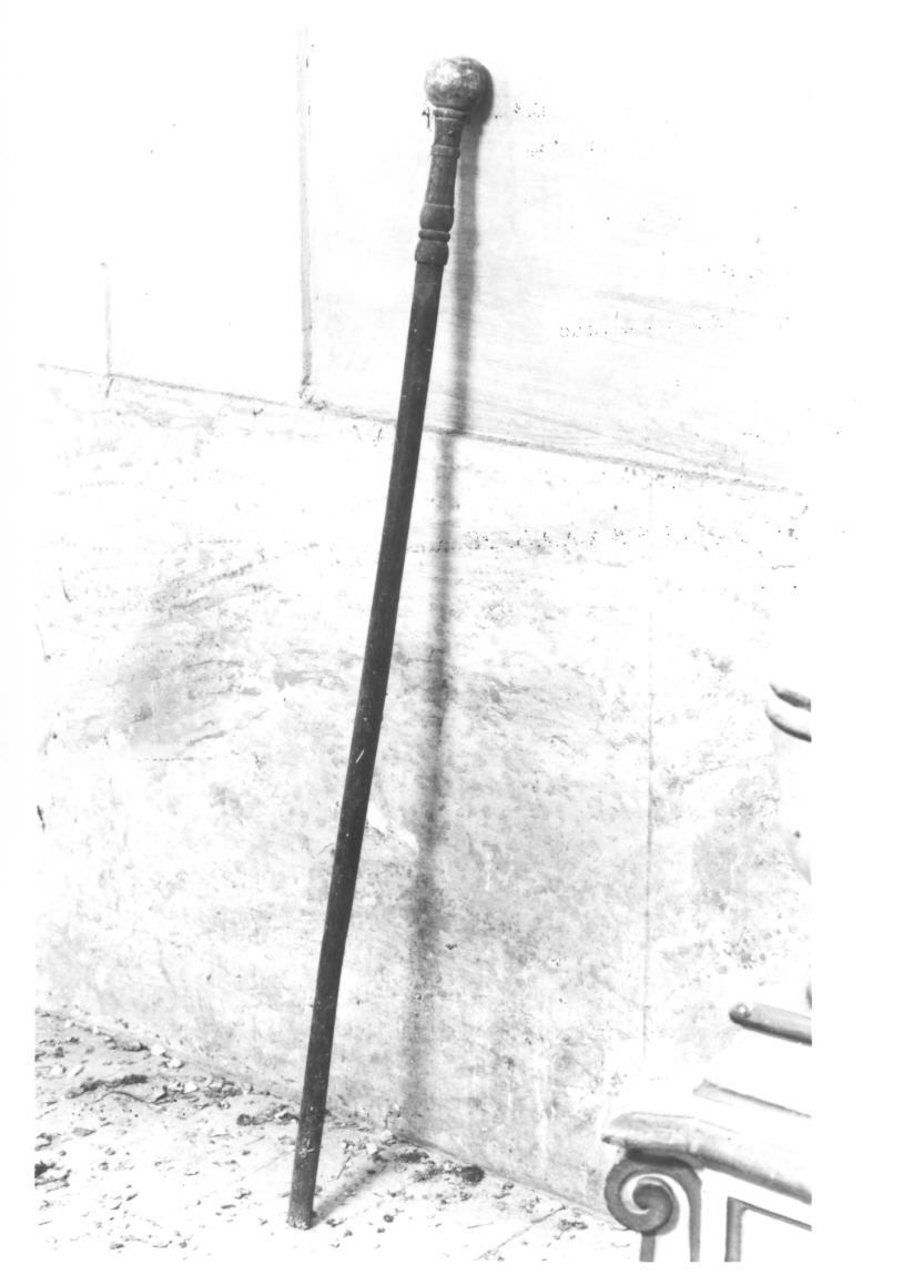 mazza processionale - bottega umbra (sec. XIX)