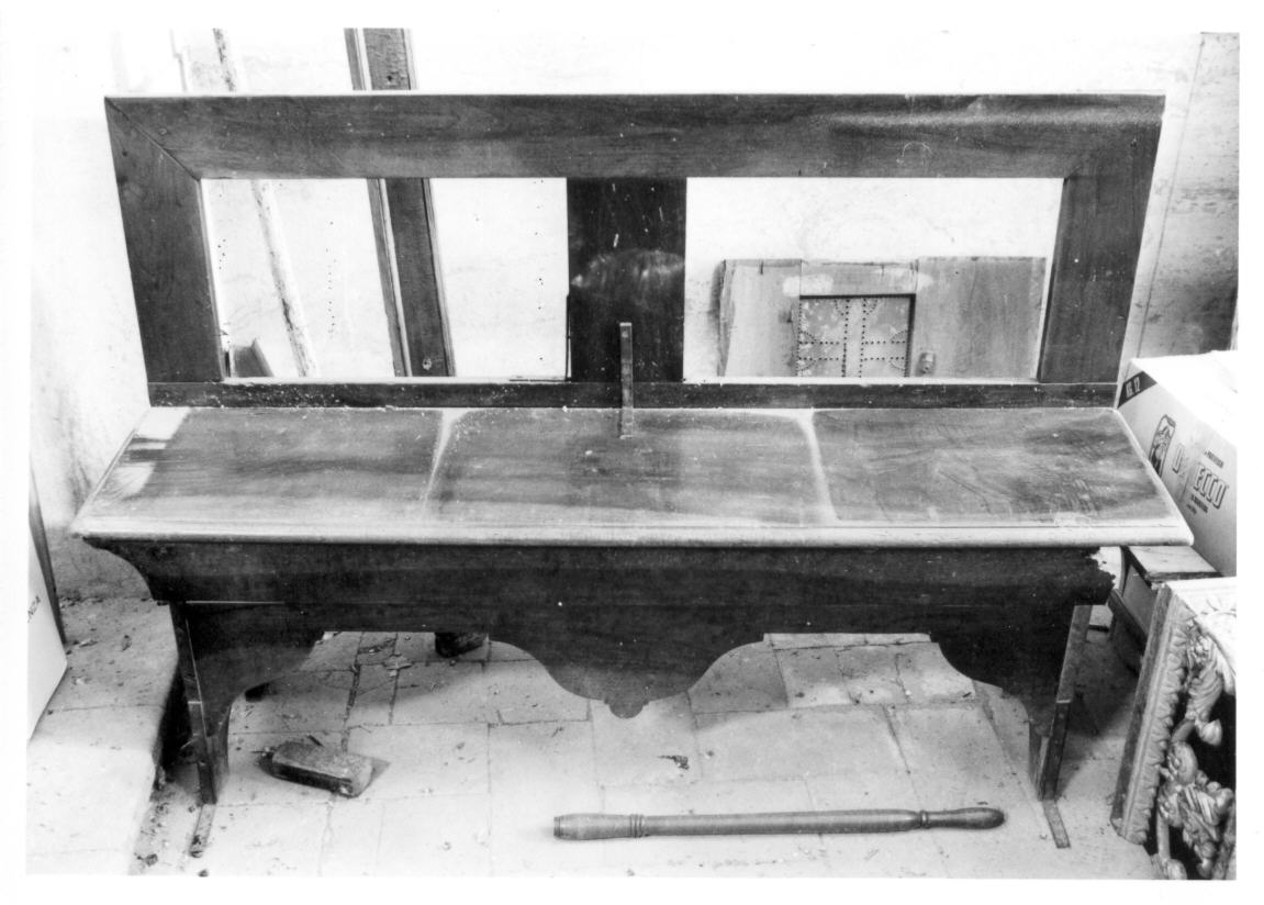 banco da chiesa - bottega italiana (prima metà sec. XX)