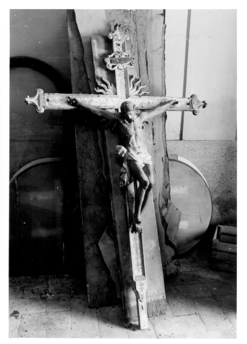 crocifisso - bottega italiana (sec. XVIII)