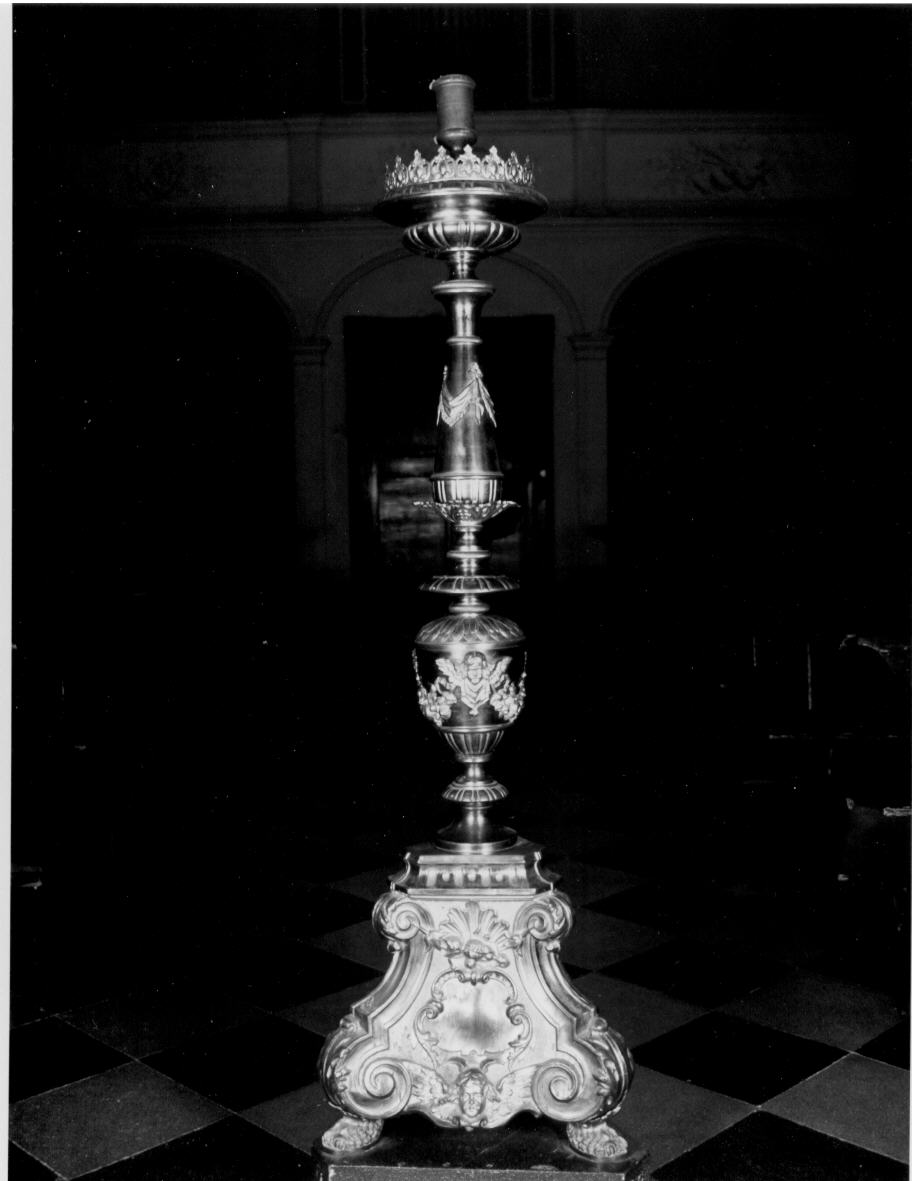 candelabro, coppia - bottega italiana (seconda metà sec. XIX)