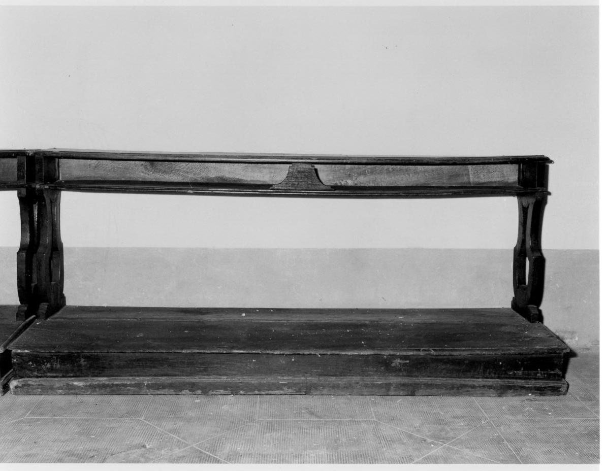 inginocchiatoio, serie - bottega umbra (secc. XVIII/ XIX)