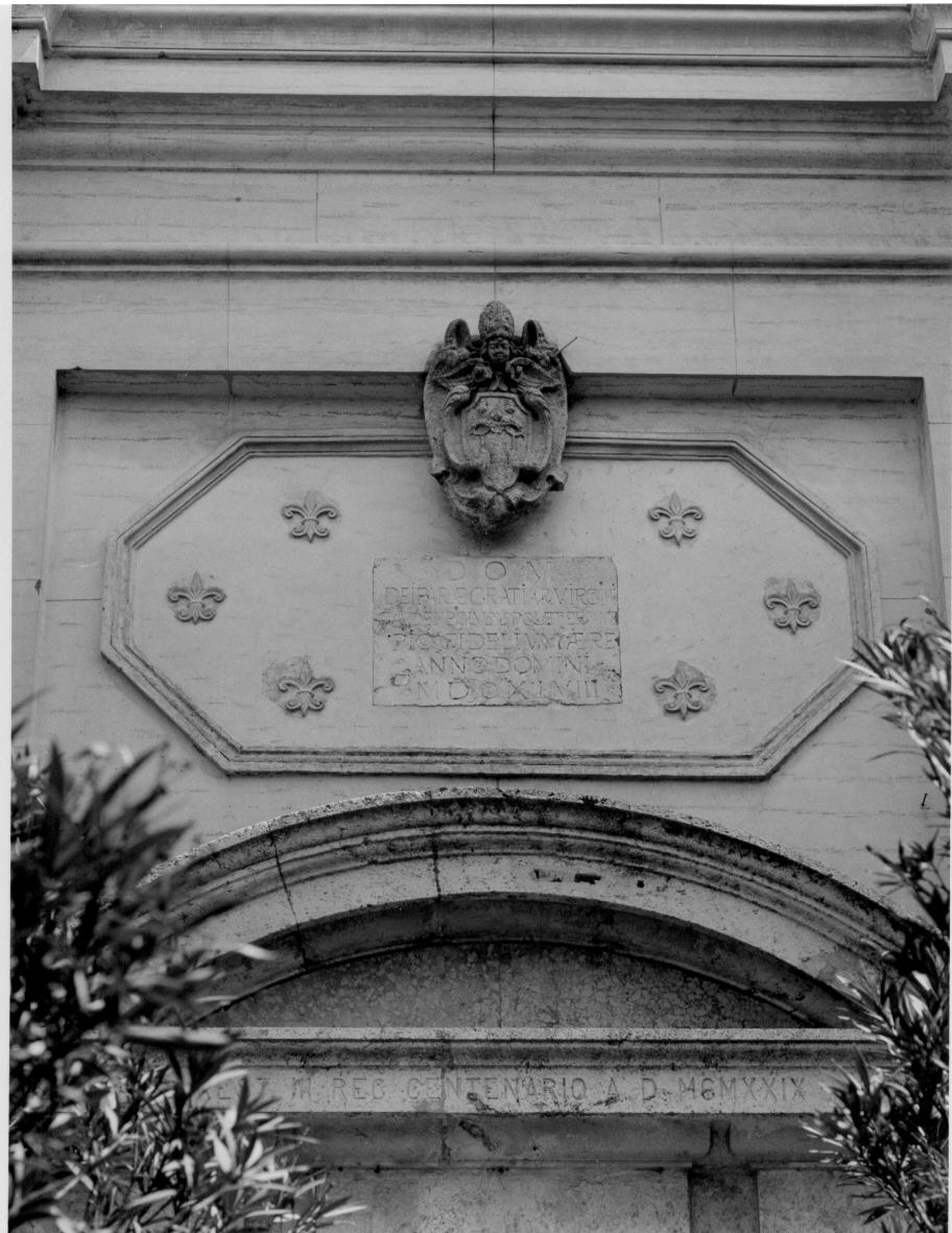 lapide - bottega italiana (sec. XVII)