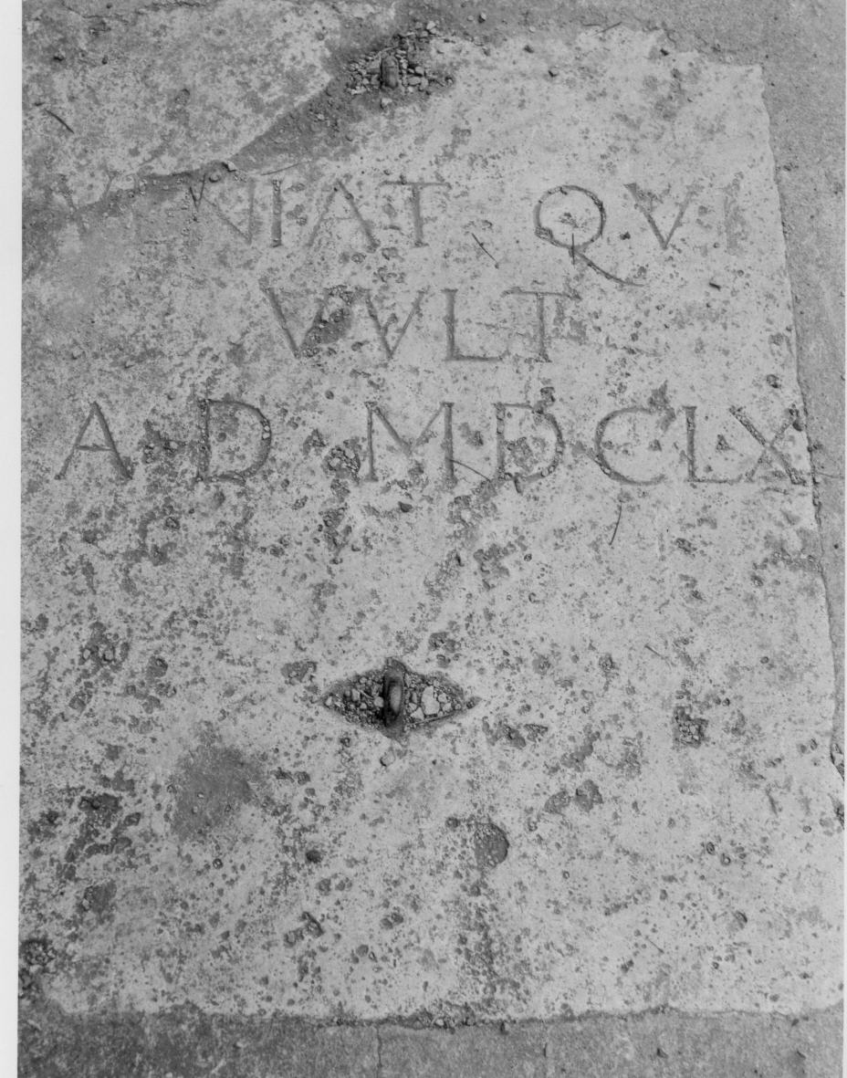 lapide tombale - bottega umbra (sec. XVII)