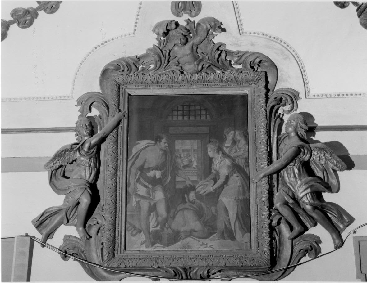 cornice di dipinto - bottega italiana (fine/inizio secc. XVI/ XVII)