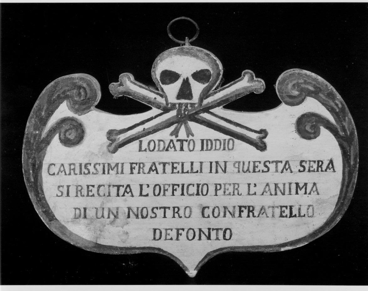 targa devozionale, opera isolata - bottega umbra (sec. XIX)