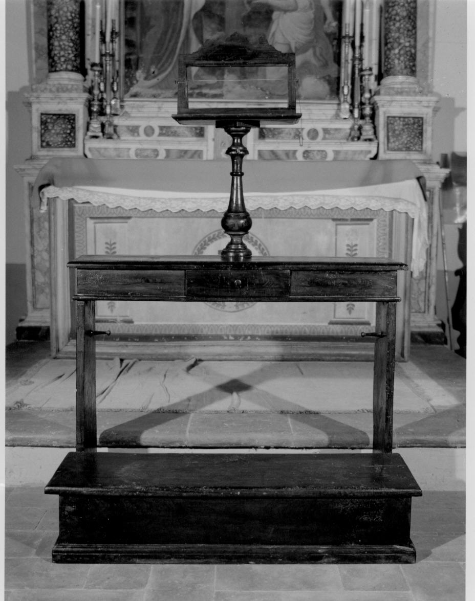 inginocchiatoio, opera isolata - bottega italiana (secc. XIX/ XX)