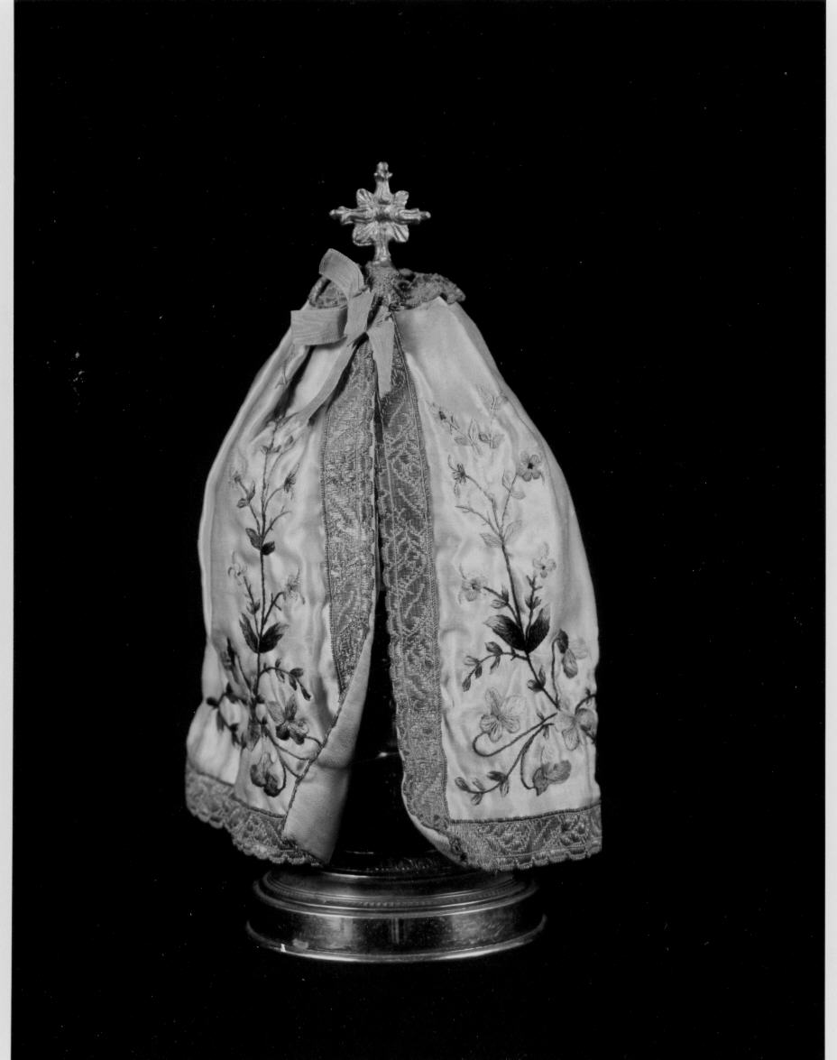 copriostensorio, opera isolata - manifattura umbra (secc. XIX/ XX)