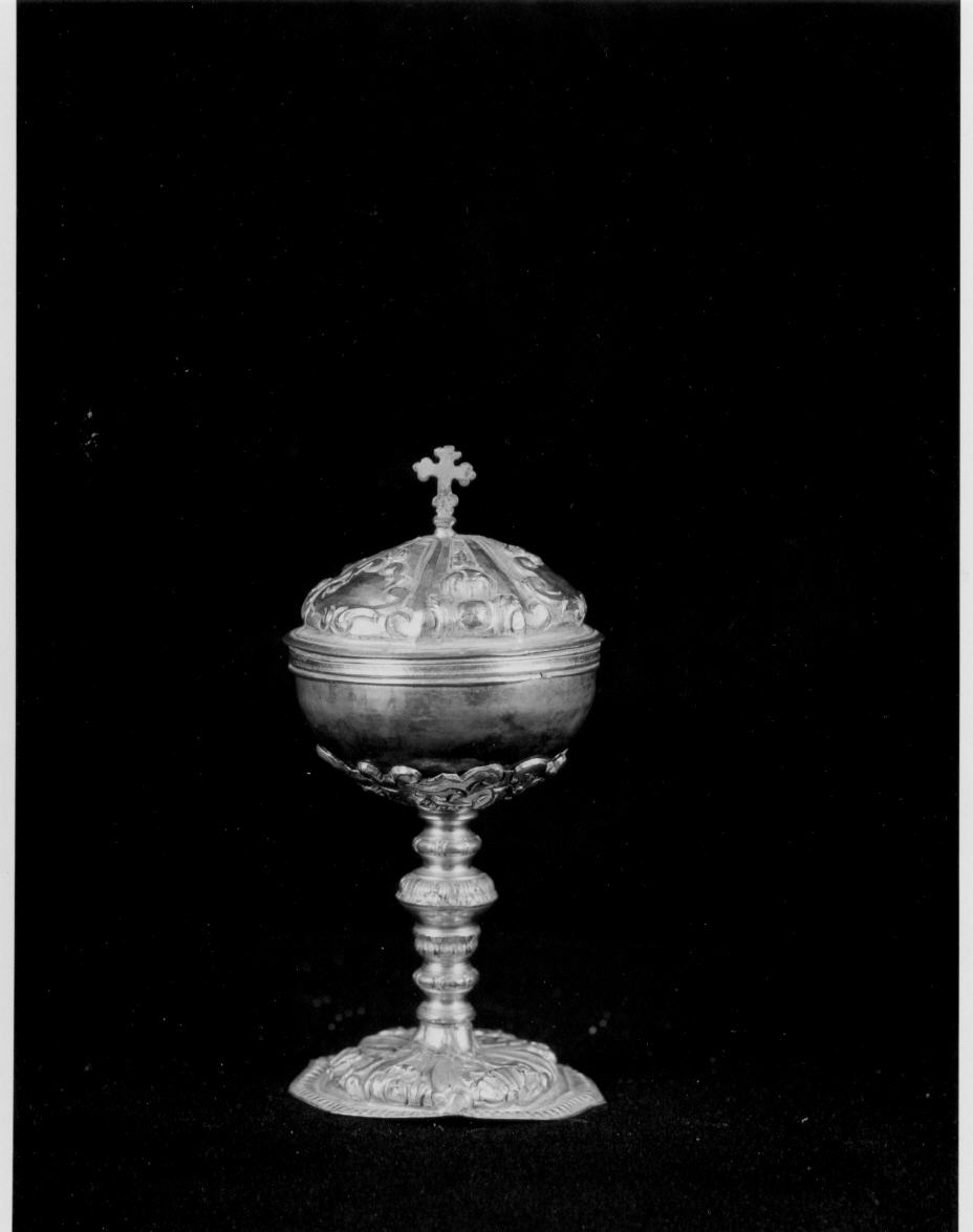 pisside, opera isolata - bottega italiana (sec. XVIII)