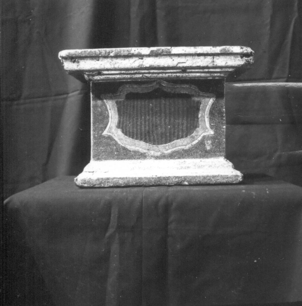 base per reliquiario, serie - bottega italiana (sec. XVIII)