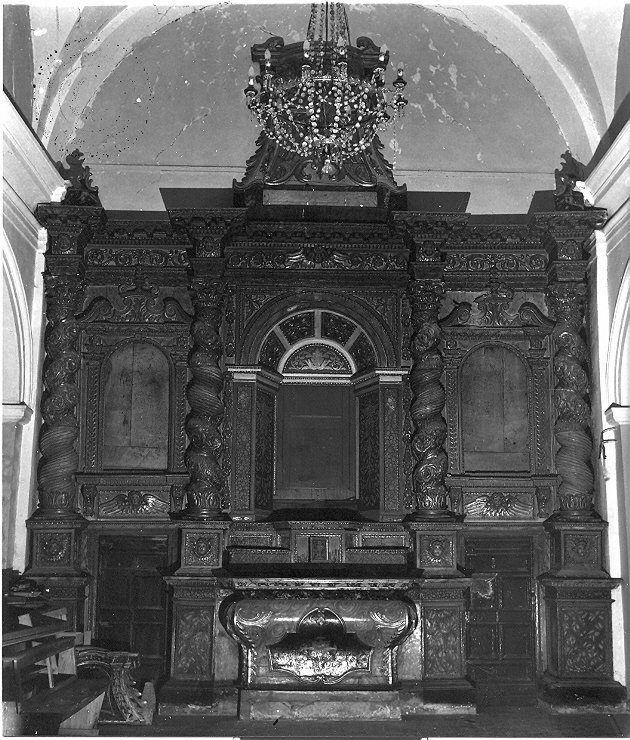 mostra d'altare, insieme - bottega umbra (sec. XVII)