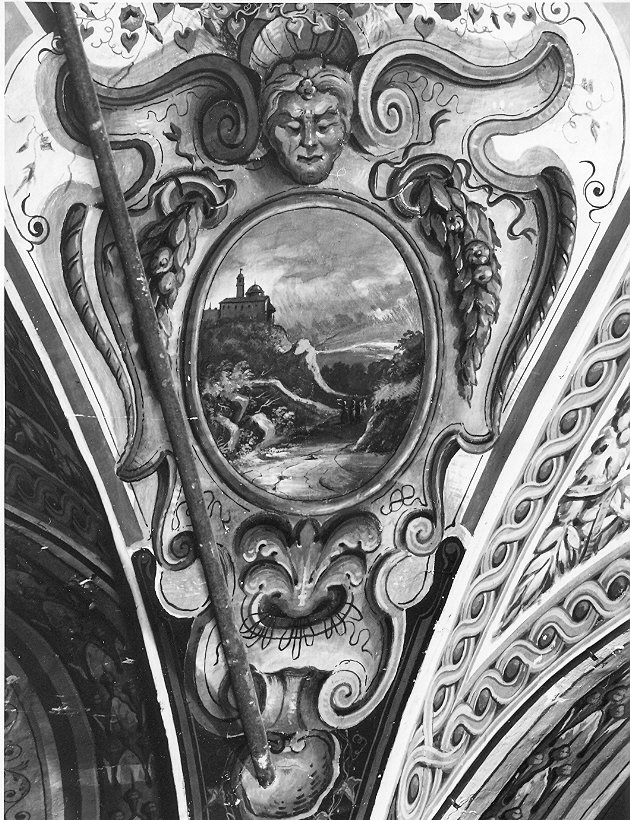 paesaggio montano (dipinto, elemento d'insieme) - ambito umbro (prima metà sec. XVII)