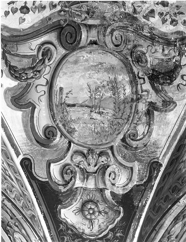 paesaggio con alberi (dipinto, elemento d'insieme) - ambito umbro (prima metà sec. XVII)