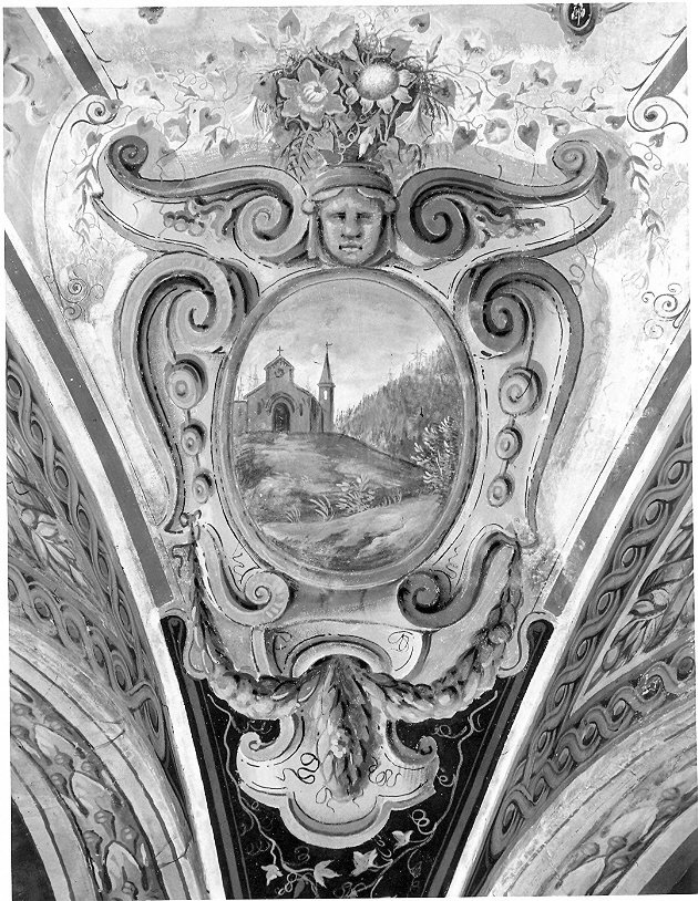 paesaggio (dipinto, elemento d'insieme) - ambito umbro (sec. XVII)