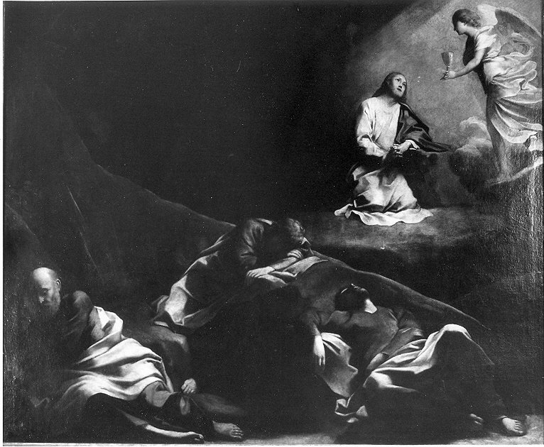orazione di Cristo nell'orto di Getsemani (dipinto, opera isolata) di Reni Guido (attribuito) (sec. XVII)