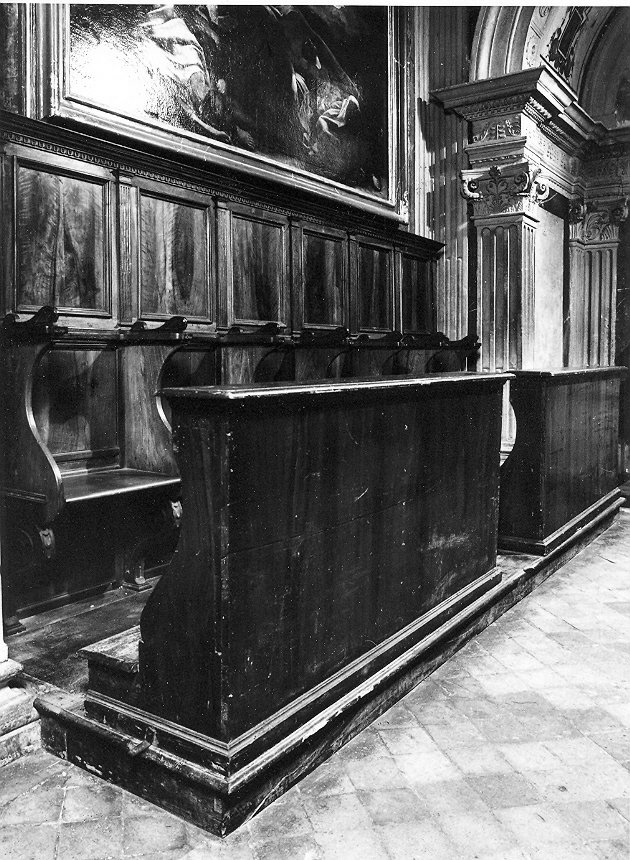 stalli del coro, insieme - ambito umbro (sec. XIX)