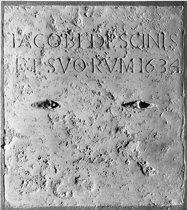 lapide, opera isolata - bottega umbra (sec. XVII)