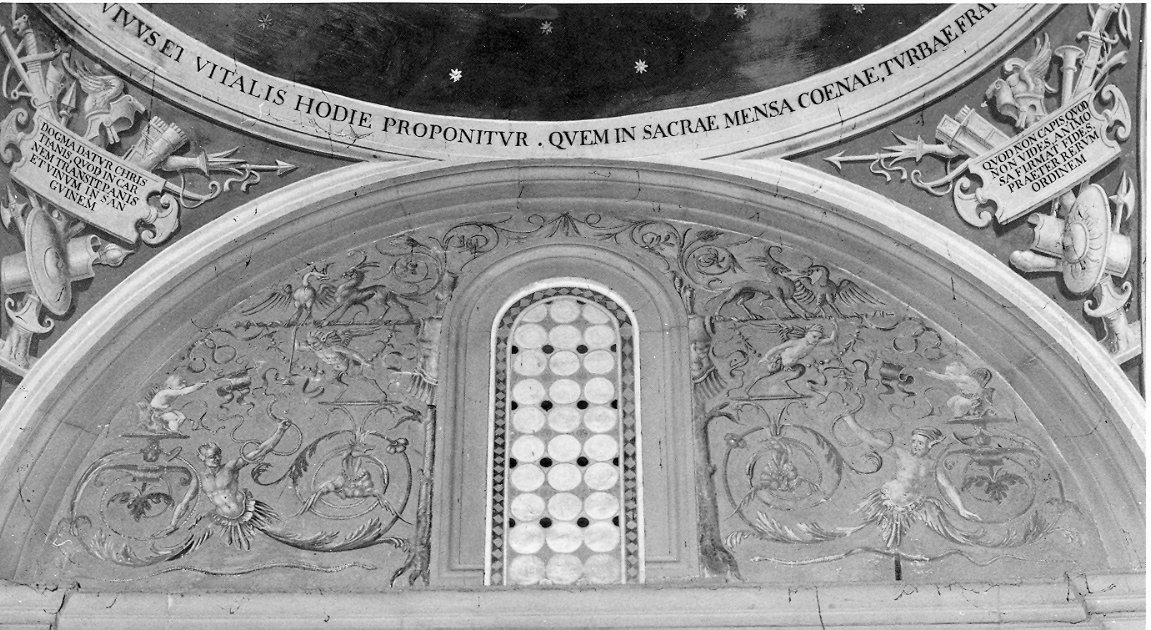 motivi decorativi (dipinto, elemento d'insieme) di Caporali Giovan Battista detto Bitte (attribuito) (sec. XVI)