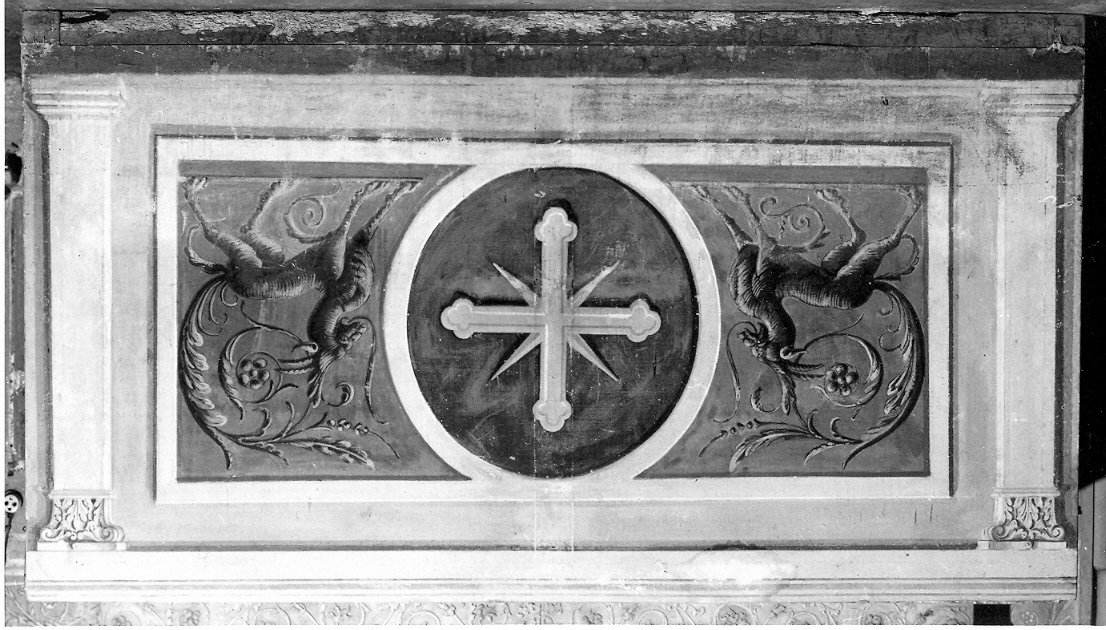 paliotto, elemento d'insieme - ambito umbro (sec. XVI)