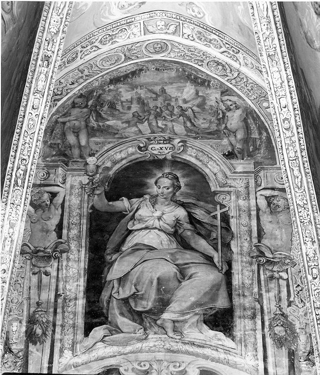 Fede (dipinto, elemento d'insieme) di Pecennini Scilla (attribuito), D'Alessandro Pietro (attribuito) (sec. XVI)