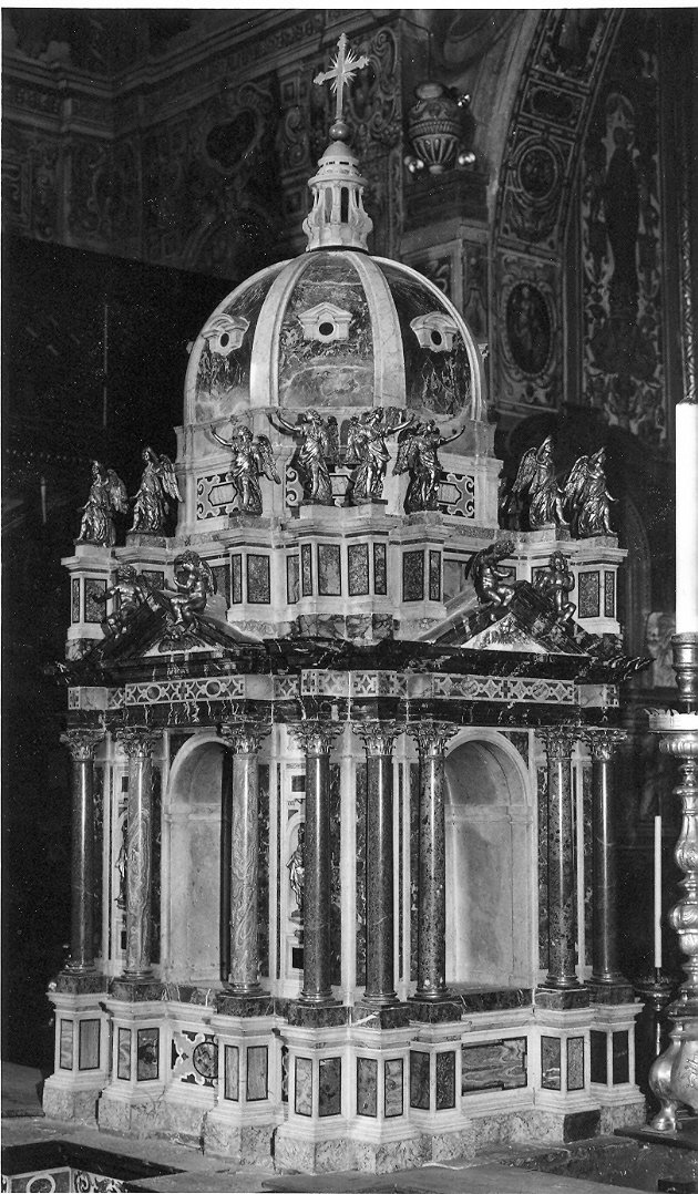 ciborio, opera isolata di Ghetti Sante (attribuito) (sec. XVII)