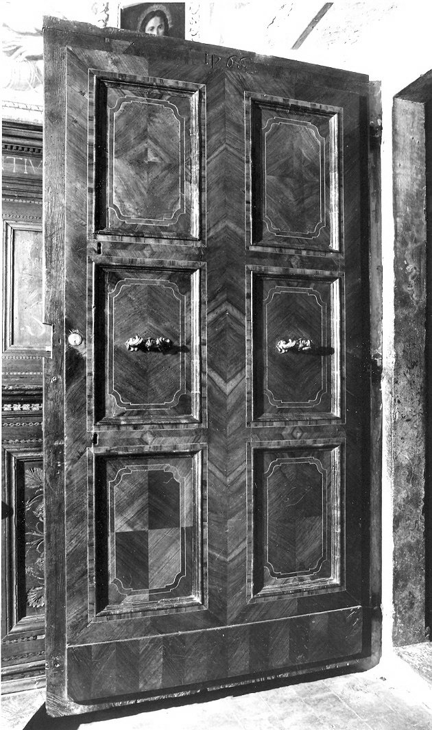 porta - ad un battente, opera isolata - bottega umbra (sec. XVIII)