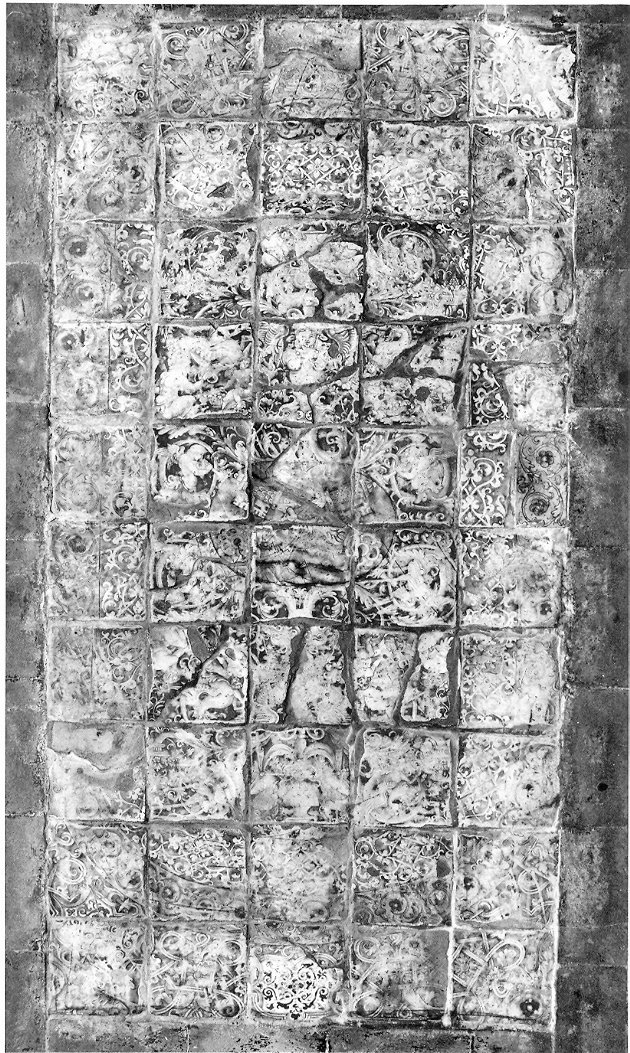 pavimento a mattonelle, opera isolata di Mancini Giacomo di Tommaso detto El frate (attribuito) (sec. XVI)