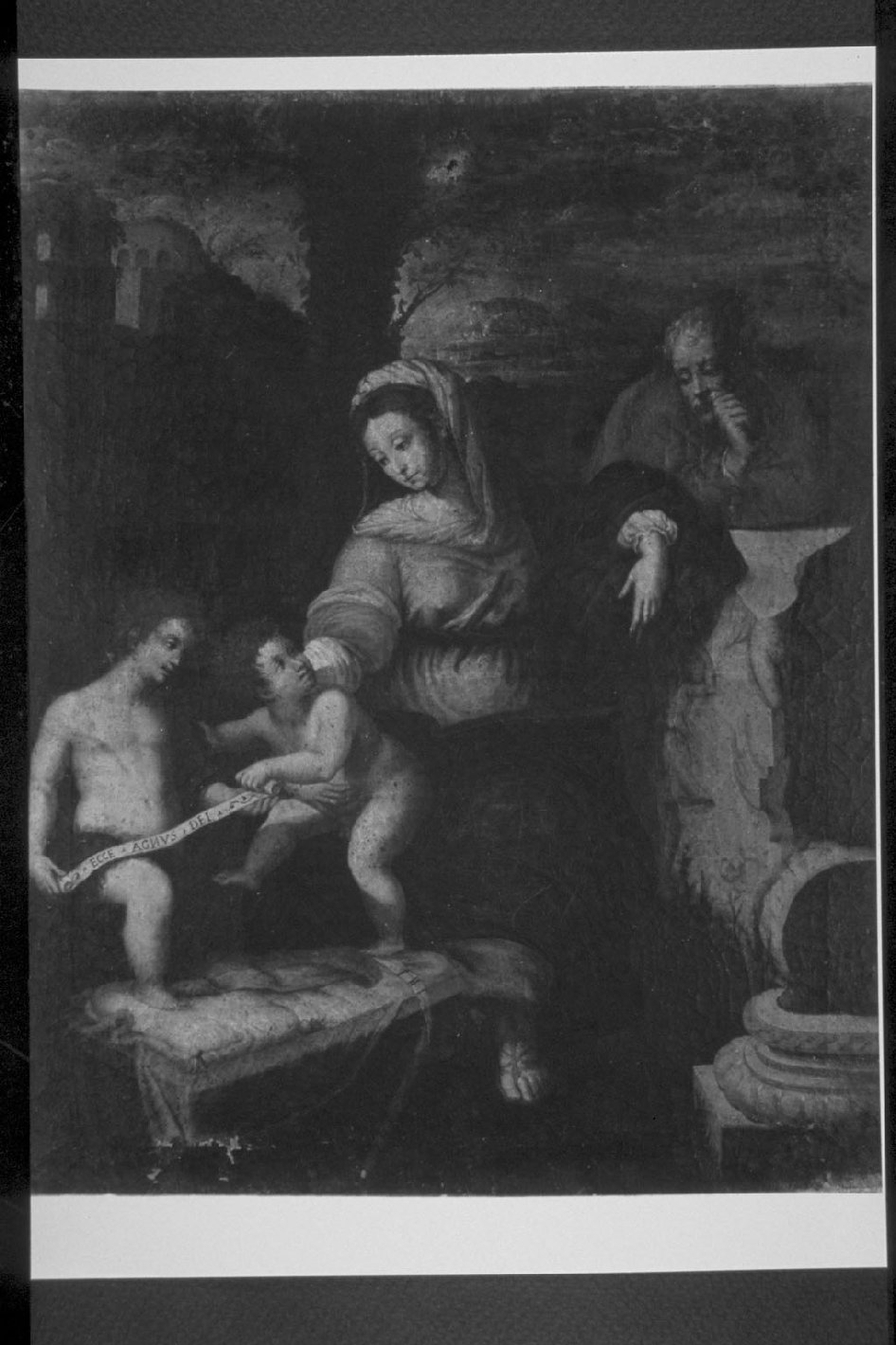 Sacra Famiglia e S. Giovannino, Sacra Famiglia (dipinto, opera isolata) - ambito umbro (sec. XVII)