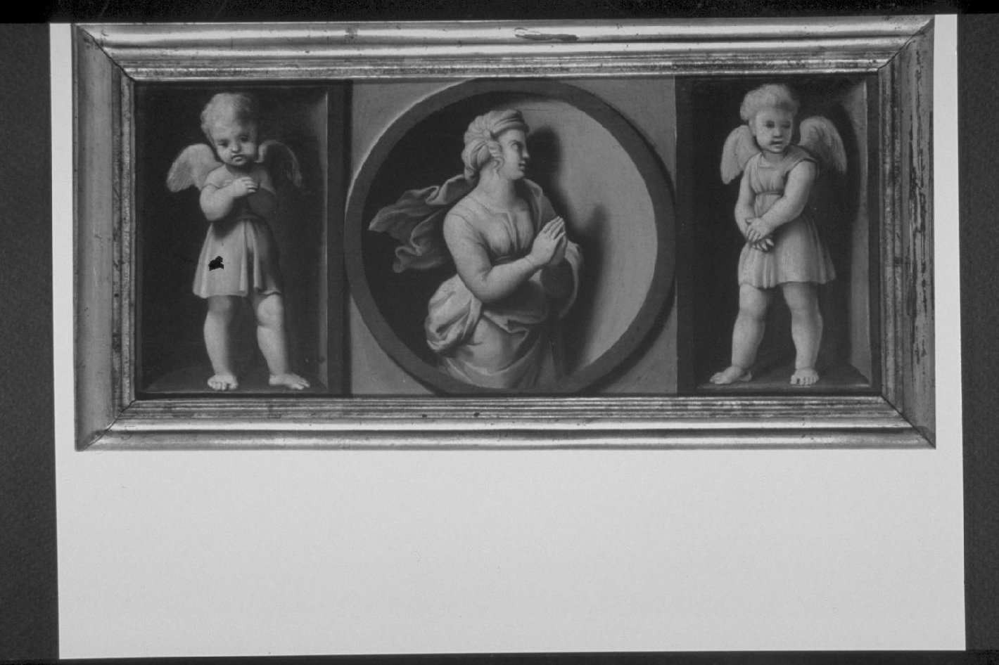 Speranza con due putti, Speranza (dipinto, opera isolata) di Salvi Giovanni Battista detto Sassoferrato (attribuito) (sec. XVII)